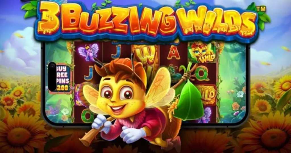 スロット《3 Buzzing Wilds》スリー・バジング・ワイルド